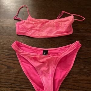 Triangl Pink flower Bikin